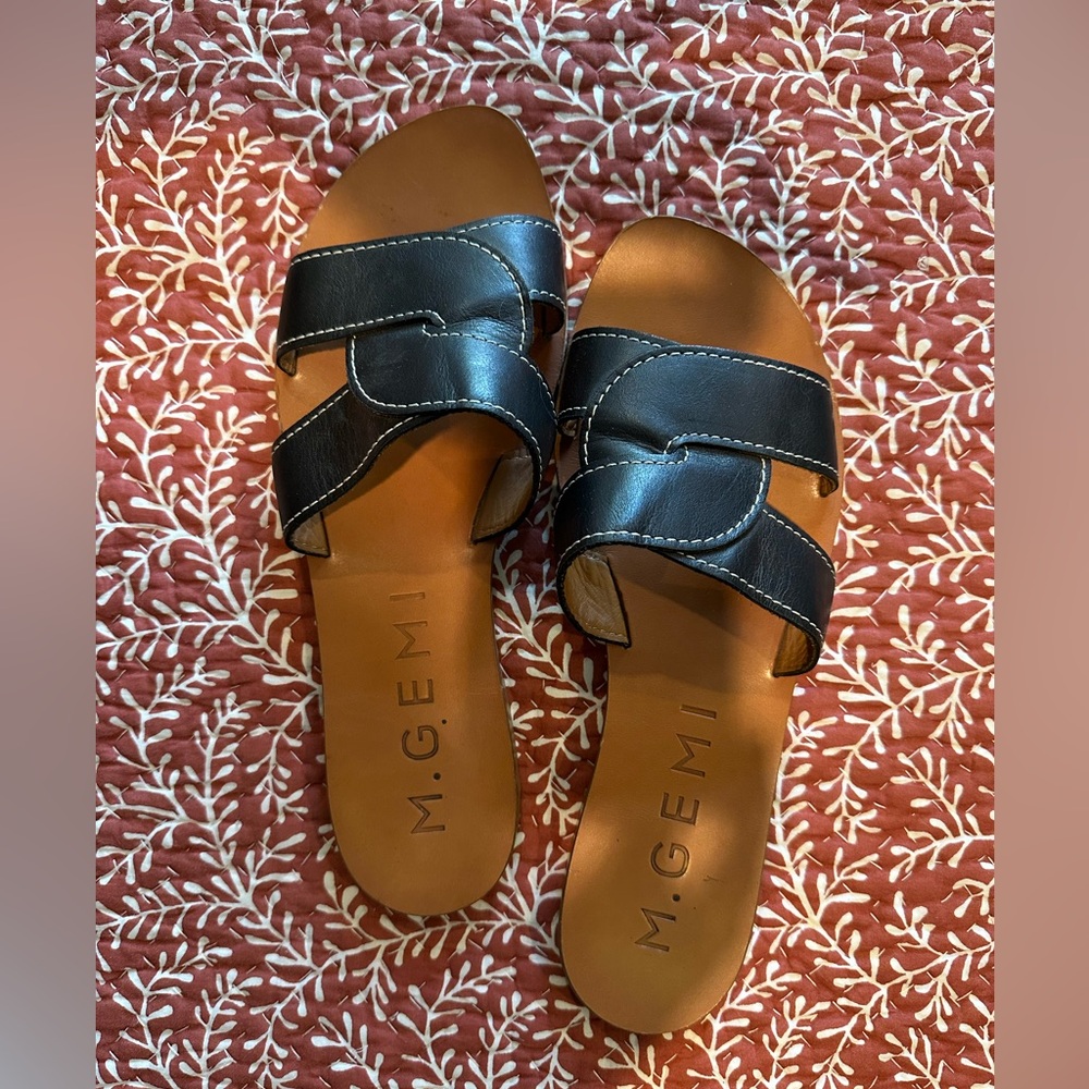 M. Gemi black sandal size 41